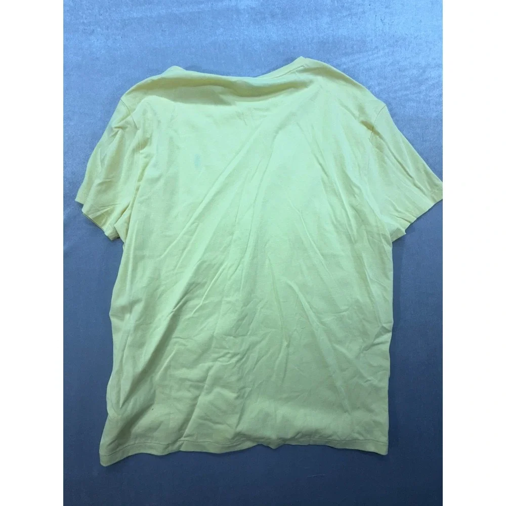 New Polo Ralph Lauren Men Classic Fit Crew Neck Shirt Yellow Large